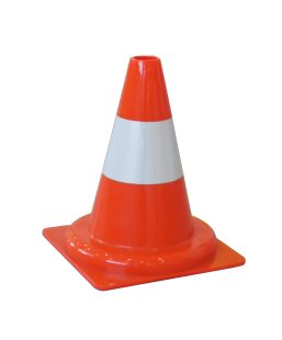 Pachołek drogowy 30cm U-23d | PCV, 0,4 kg, odblaskowy